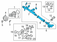 OEM Ford Tube Assembly Diagram - JL3Z-8555-C