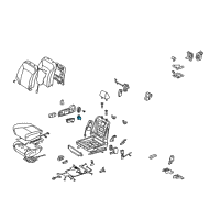 OEM 2011 Lexus IS350 Switch, Front Power Seat(For Lumbar) Diagram - 84920-60040-A3