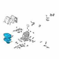 OEM Lexus IS350 Front Seat Set Diagram - 71003-53G31-C0
