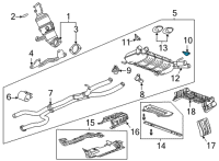 OEM Cadillac CT5 Actuator Hanger Diagram - 84922371