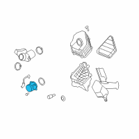 OEM 2009 Chevrolet Traverse Air Mass Sensor Diagram - 19355501