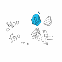 OEM 2010 Chevrolet Traverse Cover Asm-Air Cleaner Housing Diagram - 25847284