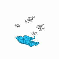 OEM Ford Mustang Rear Mount Diagram - 1R3Z-6068-AA