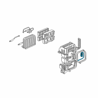 OEM 2002 Acura CL Sensor, Evaporator Diagram - 80560-SV4-A41