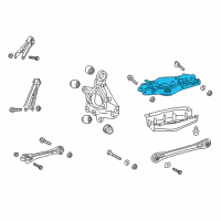 OEM 2019 Chevrolet Camaro Lower Control Arm Diagram - 84382226