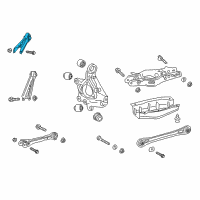 OEM Cadillac Trailing Arm Diagram - 84826388