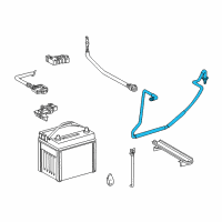 OEM 2011 Lexus HS250h Hose, Battery Diagram - 28885-28120