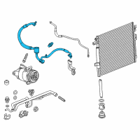 OEM 2016 Chevrolet Colorado Discharge Line Diagram - 23354342