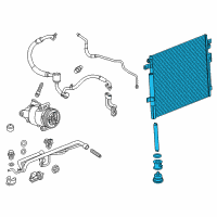 OEM 2020 Chevrolet Colorado Condenser Diagram - 84671872