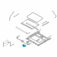 OEM 2009 Kia Sedona Motor Assembly-Sunroof Diagram - 816314D000