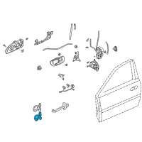 OEM 2003 Acura CL Hinge B, Front Door Diagram - 67450-S0X-305ZZ