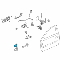 OEM Acura MDX Hinge A, Front Door Diagram - 67410-S0X-305ZZ