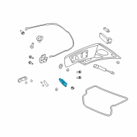 OEM Pontiac G8 Hinge Diagram - 92266383