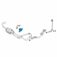 OEM 2020 Lexus LS500h Bush, Stabilizer, Rear Diagram - 48818-50050