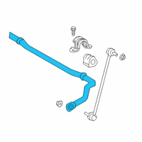 OEM 2022 Toyota Prius Prime Stabilizer Bar Diagram - 48811-47090