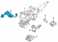 OEM Cadillac CT5 Power Actuator Diagram - 84228112