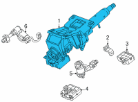 OEM Cadillac CT5 Steering Column Diagram - 84228108