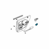 OEM 2008 Honda Pilot Sub-Switch Assembly, Power Window (Black) Diagram - 35760-S9V-A11ZA