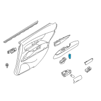 OEM 2019 Infiniti Q70 Bulb Diagram - 26261-91P00