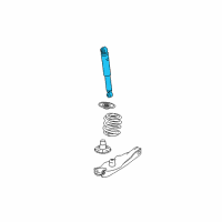 Genuine Toyota Starlet Shock Absorber diagram