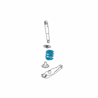 OEM 2005 Chevrolet Malibu Coil Spring Diagram - 22714392