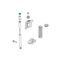 OEM 2011 Ford Focus Lower Insulator Diagram - 7S4Z-18A161-A