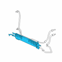 OEM Ford Freestar Transmission Cooler Diagram - 4F2Z-3F749-AB