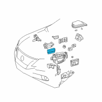 OEM Toyota Highlander Box Diagram - 82620-48160