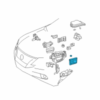 OEM 2012 Lexus RX450h Block Assy, Engine Room Junction Diagram - 82720-48090