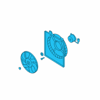 OEM Hyundai Santa Fe Blower Assembly-Conderser Diagram - 97730-2B100