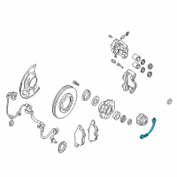 OEM 2004 Nissan Frontier Hose Assembly-Brake Front Diagram - 46210-8Z500