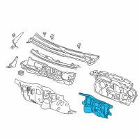 OEM 2019 Chevrolet Traverse Insulator Diagram - 84416760