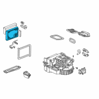 OEM 2007 Honda S2000 Evaporator Diagram - 80215-S2A-A02