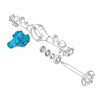 OEM 2000 Chevrolet Tracker Differential Carrier Diagram - 91174593