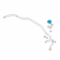 OEM 2015 Nissan Rogue BUSHING STABILIZER Diagram - 54613-4BA1B