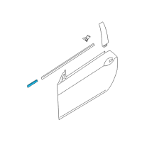 OEM 2014 BMW M6 Gran Coupe Channel Cover, Short, Outer Left Diagram - 51-33-7-275-787