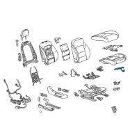 OEM 2020 Buick Enclave Seat Cushion Pad Diagram - 84512066