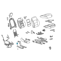 OEM 2022 Buick Enclave Lumbar Switch Diagram - 84494390