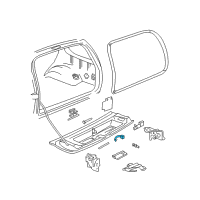 OEM 1996 Oldsmobile Aurora Connector Diagram - 13586139