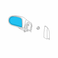 OEM 2009 Jeep Patriot Glass-Mirror Replacement Diagram - 68003715AA