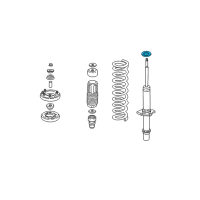 OEM Acura Seat, Front Spring (Upper) Diagram - 51688-S0K-A01