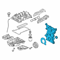 OEM 2018 Chevrolet Malibu Front Cover Diagram - 12681868