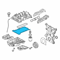 OEM 2021 Chevrolet Malibu Valve Cover Gasket Diagram - 12636177