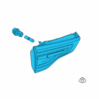 OEM 2020 BMW X3 Rear Light In Trunk Lid, Right Diagram - 63-21-7-408-742