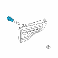 OEM BMW 750Li Bulb Socket Diagram - 63-11-7-407-330