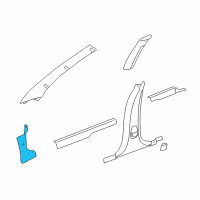OEM 2002 Dodge Stratus Panel-COWL Side Trim Diagram - RC46XT5AE