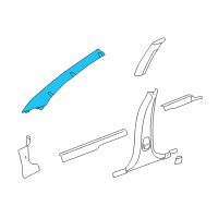 OEM 2002 Dodge Stratus Molding-Windshield GARNISH Diagram - RC24XT5AG