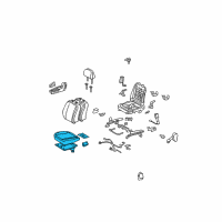 OEM 2015 Scion xB Seat Cushion Diagram - 71001-1EV20-B1