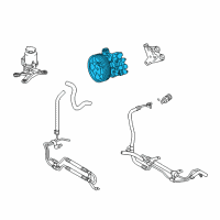 OEM 2008 Toyota Sequoia Power Steering Pump Diagram - 44310-0C100