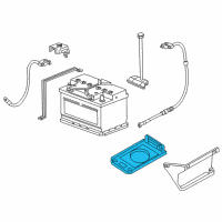 OEM 1999 BMW Z3 Battery Tray Diagram - 51-71-8-397-109